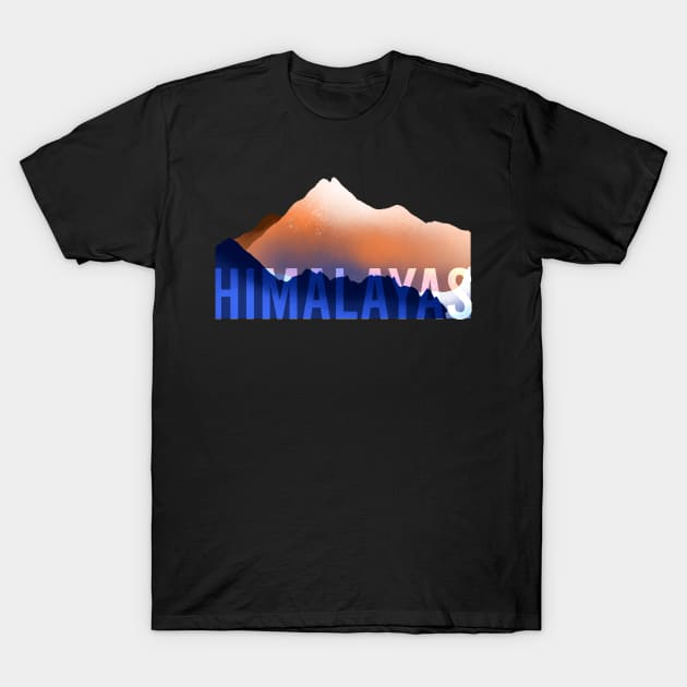 HIMALAYANS MOUNTAINS T-Shirt by Anthony Statham